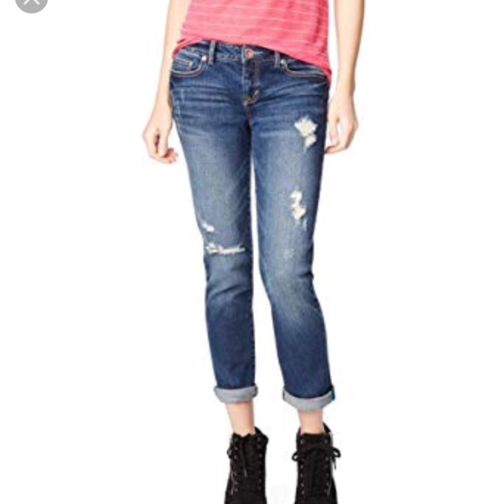 Aero ripped skinny jeans